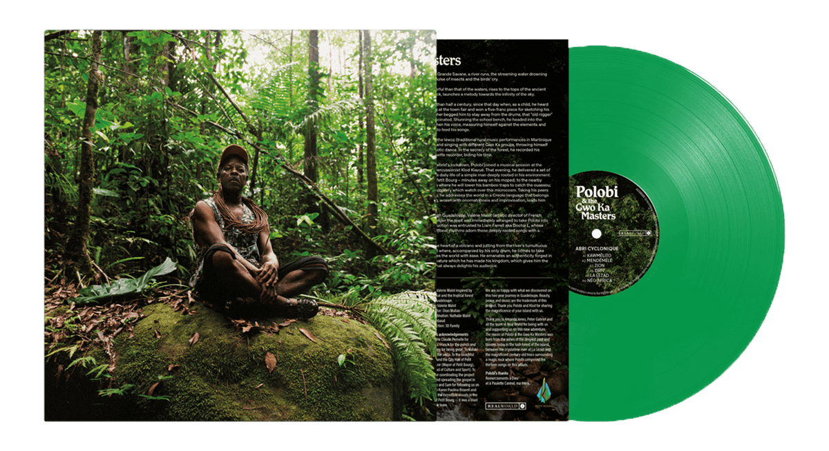 Vinyl - Polobi &amp; the Gwo Ka Masters : Abri Cyclonique (Ltd Green Vinyl) - The Record Hub