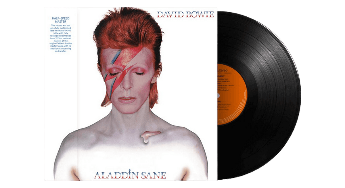 Vinyl - David Bowie : Aladdin Sane (50th Anniversary Half Speed Master) - The Record Hub