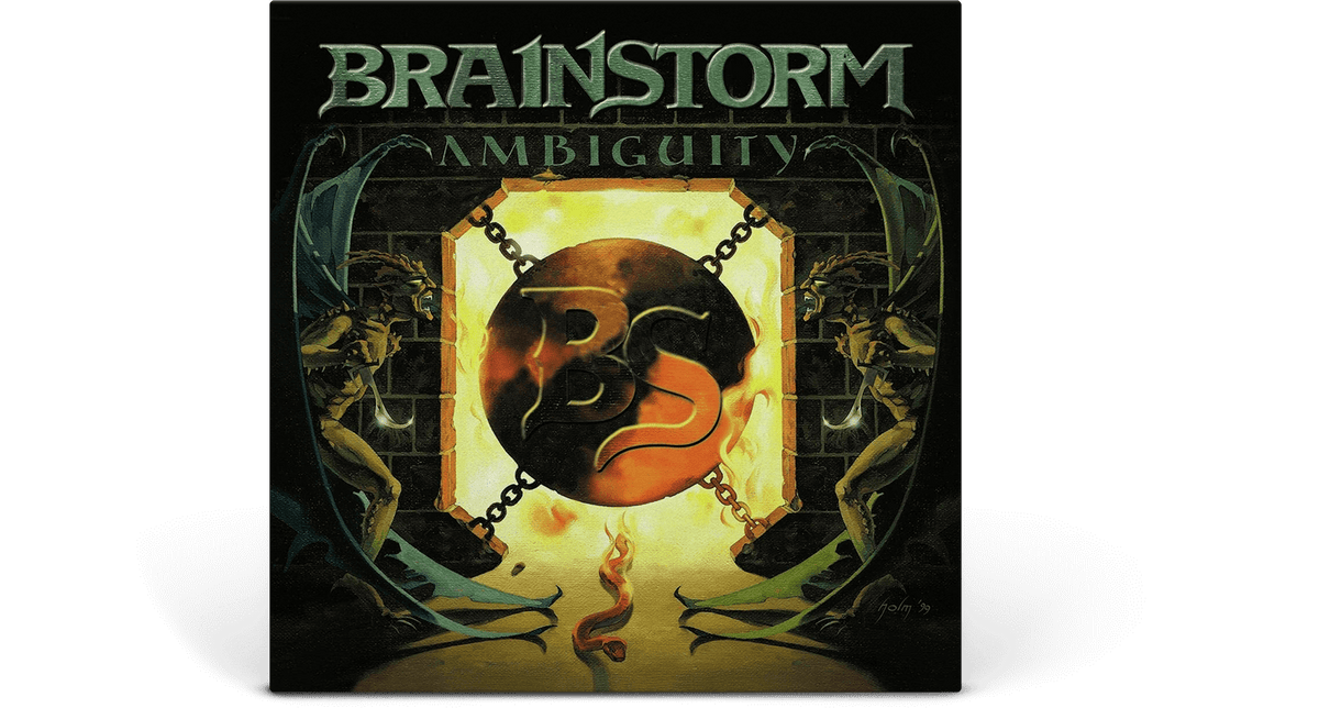 Vinyl - Brainstorm : Ambiguity (Orange &amp; Black Marble Vinyl) - The Record Hub