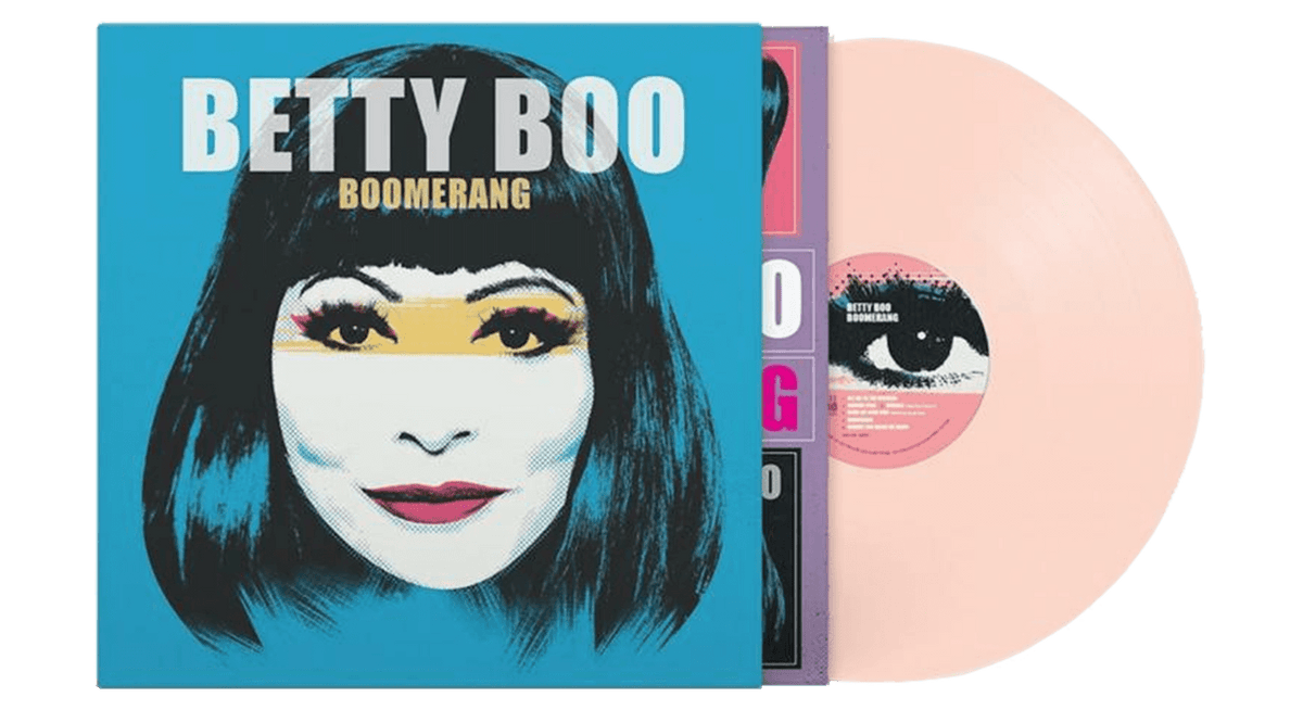 Vinyl - Betty Boo : Boomerang (Pink LP w/ Bonus 12&quot; + Stickers) - The Record Hub