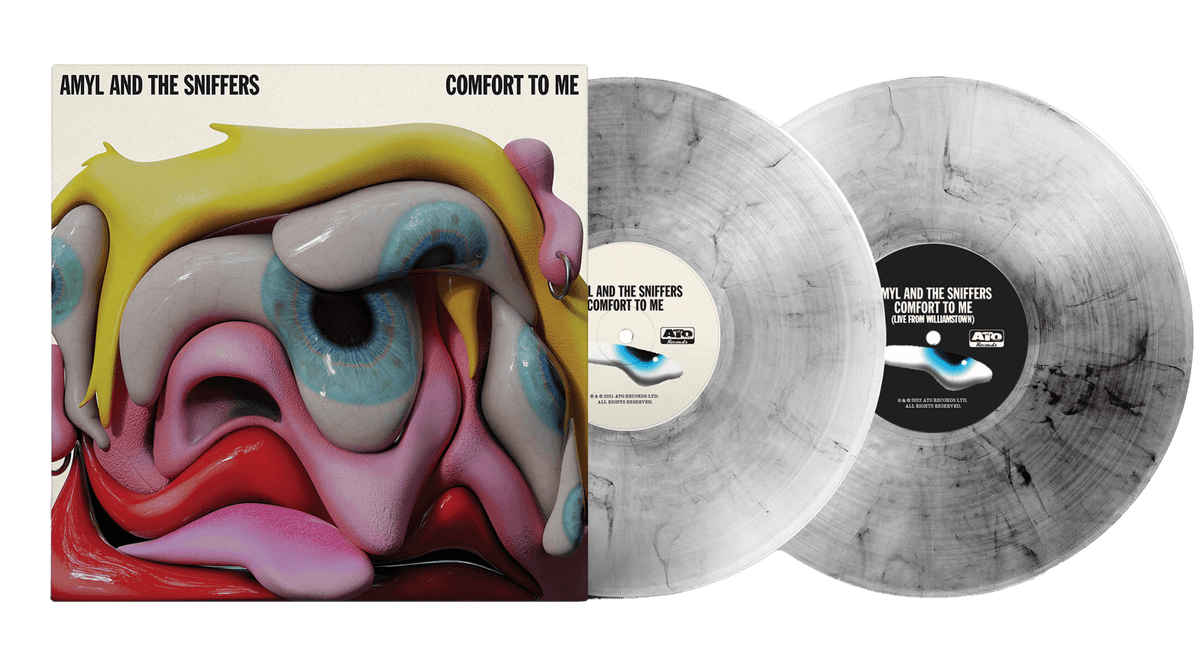 Vinyl - Amyl &amp; The Sniffers : Comfort To Me (Deluxe Clear Smoke 2LP) - The Record Hub