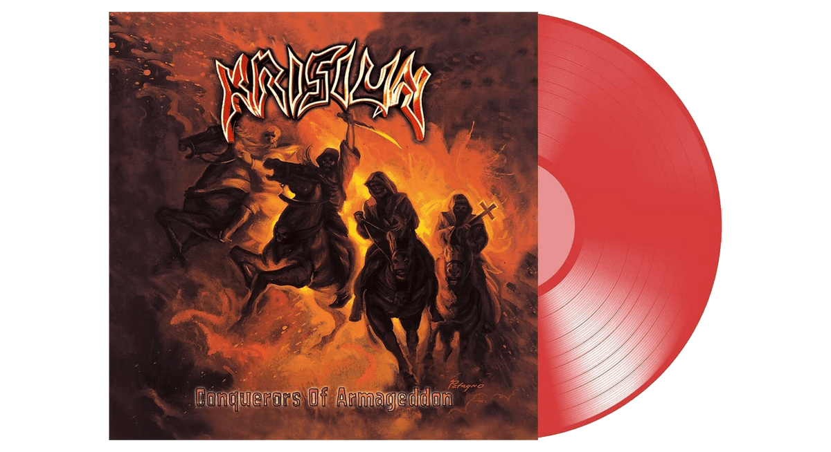 Vinyl - Krisiun : Conquerors of Armageddon (Transparent Red Vinyl) - The Record Hub