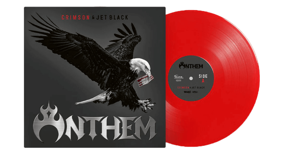 Vinyl - Anthem : Crimson &amp; Jet Black (Ltd Red Vinyl) - The Record Hub