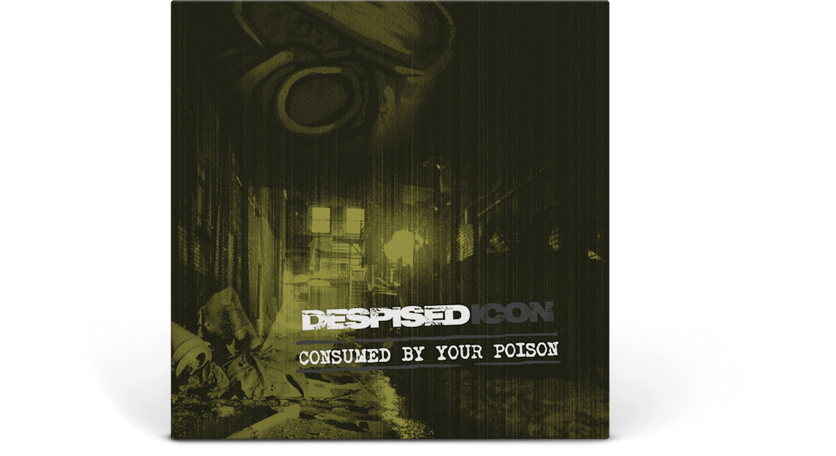 Vinyl - Despised Icon : Consumed By Your Poison (2022 Ltd Edition Clear Yellow &amp; Blue Marbled Vinyl) - The Record Hub