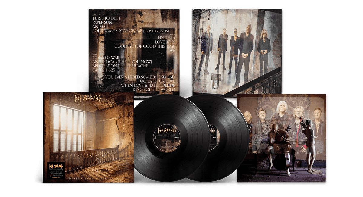 Vinyl - Def Leppard with The Royal Philharmonic Orchestra : Drastic Symphonies - The Record Hub