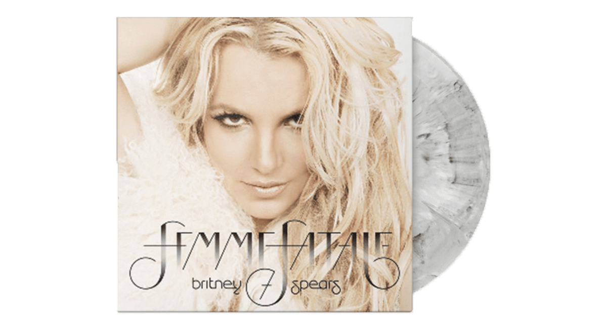 Vinyl - Britney Spears : Femme Fatale (Grey Marble Vinyl) - The Record Hub