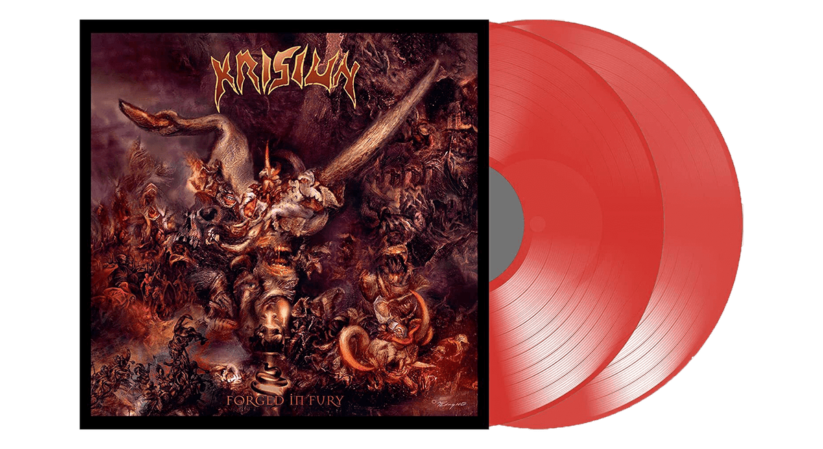 Vinyl - Krisiun : Forged in Fury (Ltd Transparent Red Vinyl) - The Record Hub