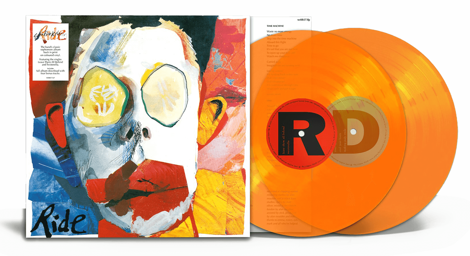 Ride : Going Blank Again (Clear Orange Vinyl)