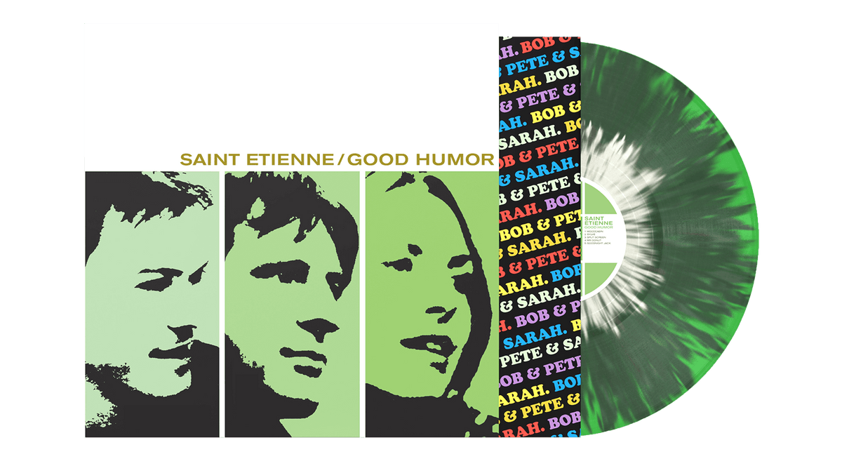 Vinyl - Saint Etienne : Good Humor (Anniversary Green &amp; White Splatter Vinyl) - The Record Hub