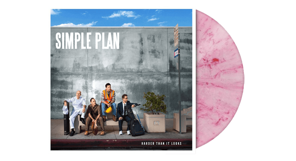 Vinyl - Simple Plan : Harder Than It Looks (Ltd Pink Marble Vinyl) - The Record Hub