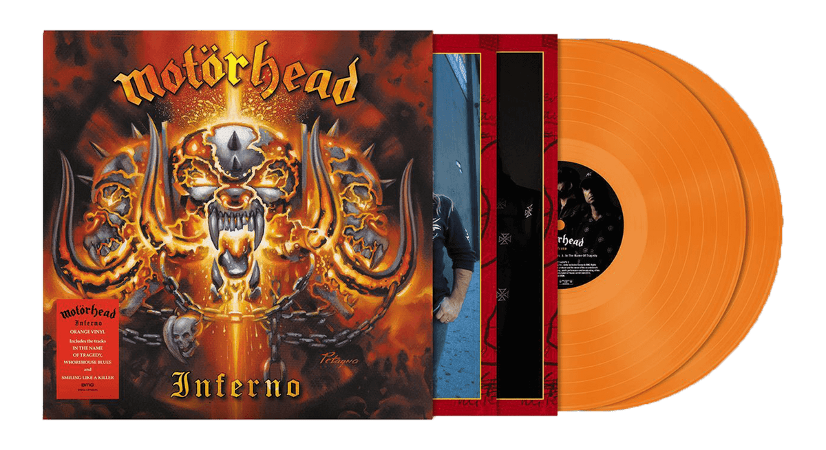 Vinyl - Motörhead : Inferno (Orange Vinyl) - The Record Hub