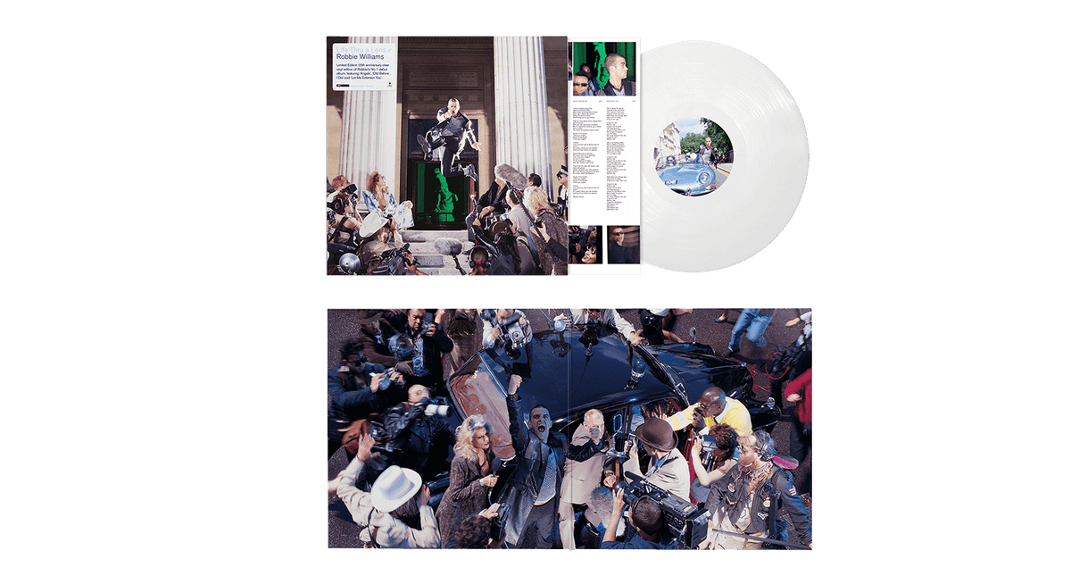 Vinyl - Robbie Williams : Life Thru A Lens (25th Anniversary Clear Vinyl Edition) - The Record Hub