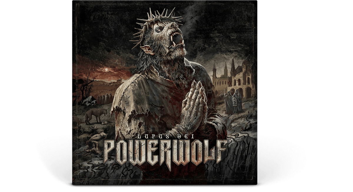 Vinyl - Powerwolf : Lupus Dei (15th Anniversary Silver &amp; Black Splatter Vinyl Edition) - The Record Hub