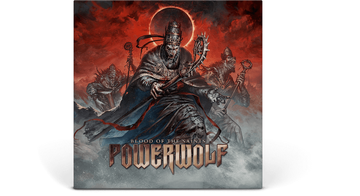 Vinyl - Powerwolf : Blood Of The Saints: 10th Anniversary Edition (Ltd Orange Red Marbled Vinyl) - The Record Hub