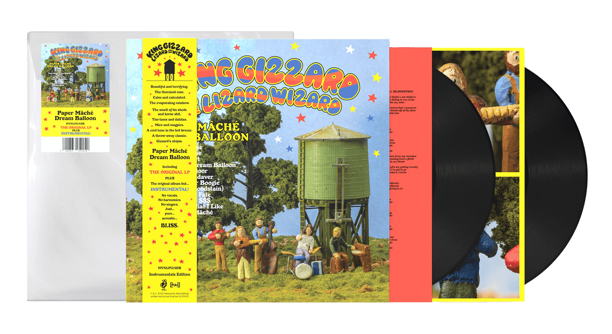 Vinyl - King Gizzard &amp; The Lizard Wizard : Paper Mâché Dream Balloon (Instrumentals Edition) - The Record Hub