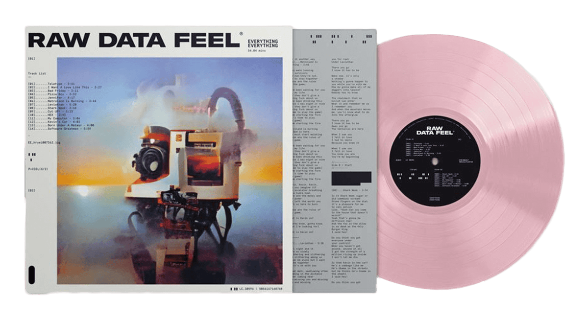 Vinyl - Everything Everything : Raw Data Feel (Pink Vinyl) - The Record Hub