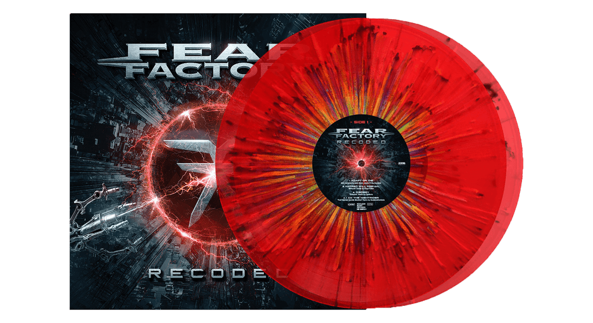 Vinyl - Fear Factory : Recoded (Transparent Red Rainbow Splatter Vinyl) - The Record Hub