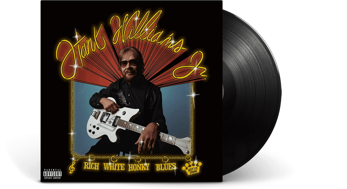 Vinyl - Hank Williams Jr : Rich White Honky Blues - The Record Hub