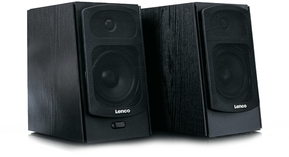 Vinyl - Lenco : Bluetooth Stereo Hifi Speakers - SPB260BK - The Record Hub