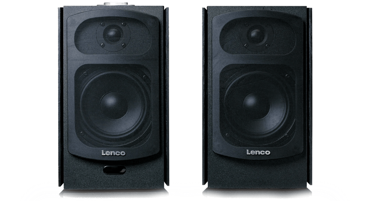 Vinyl - Lenco : Bluetooth Stereo Hifi Speakers - SPB260BK - The Record Hub