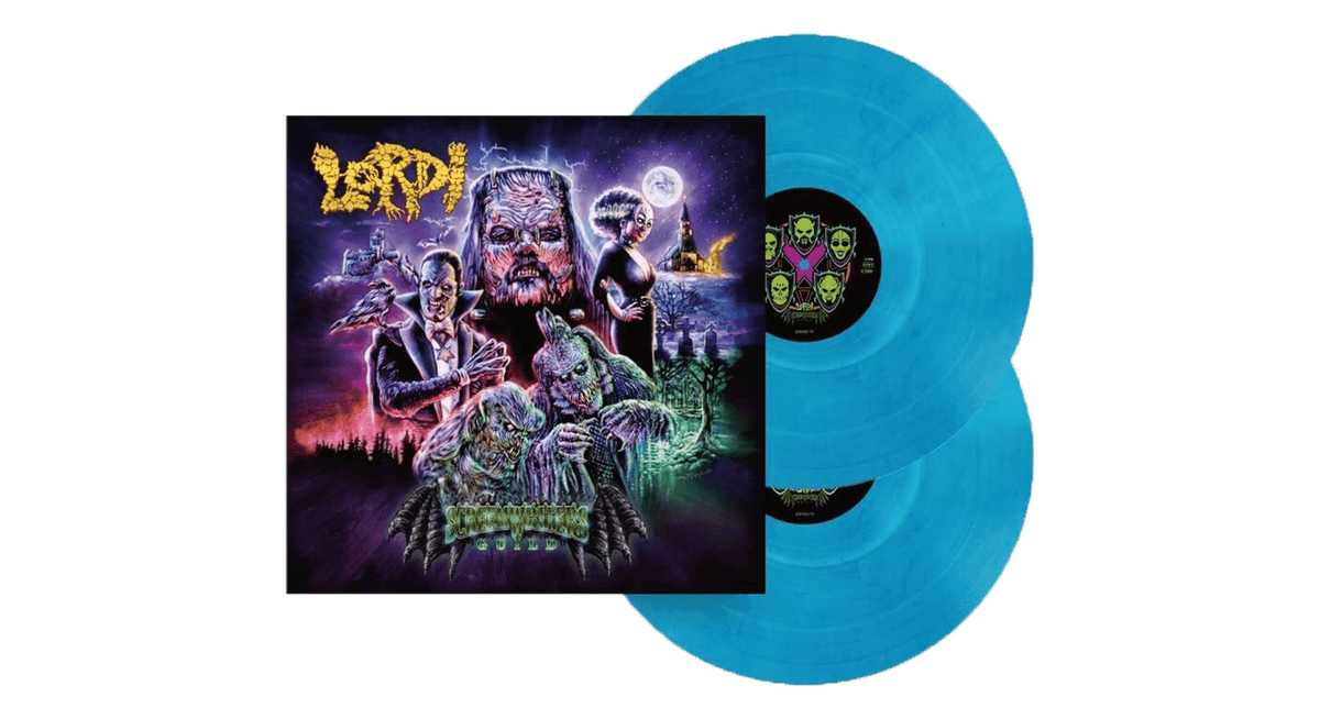 Vinyl - Lordi : Screem Writers Guild (Transparent Blue Marble Vinyl) - The Record Hub