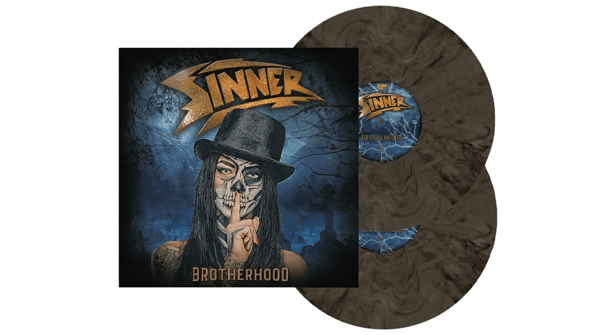 Vinyl - Sinner : Brotherhood (Clear/White/Black Marbled Vinyl) - The Record Hub