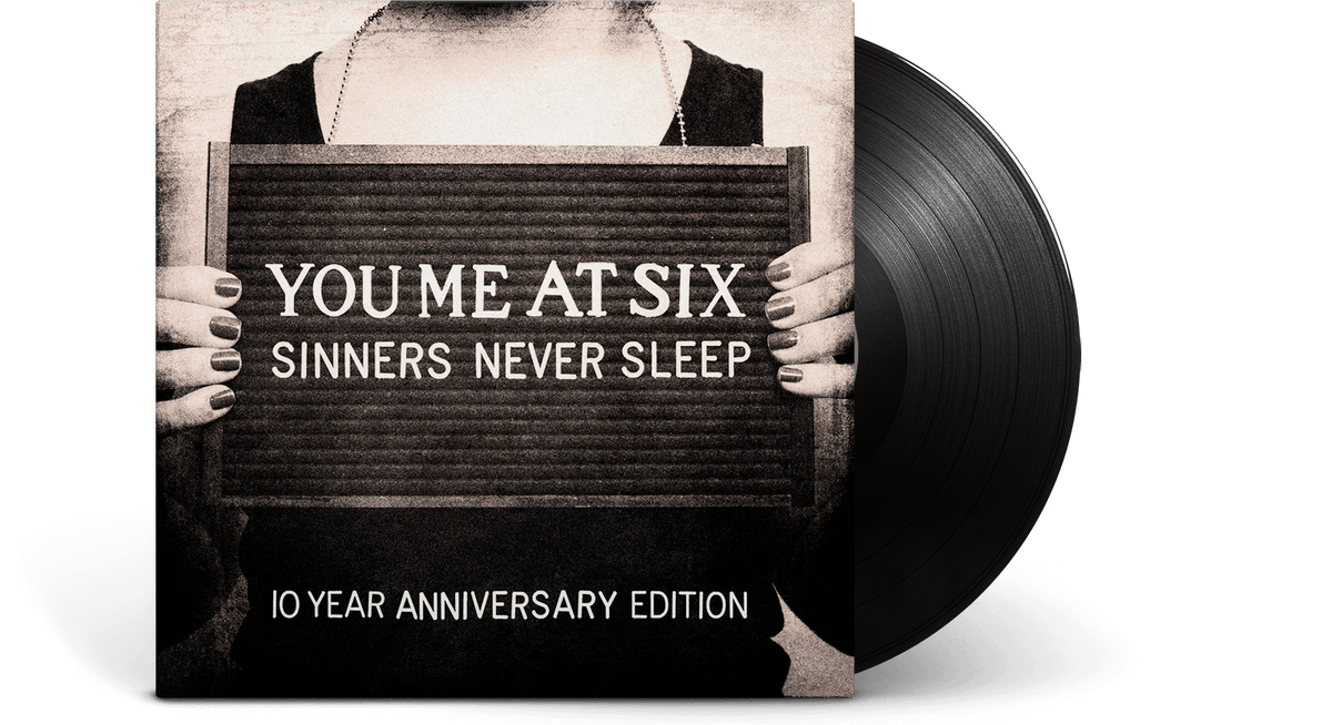 Vinyl You Me At Six Sinners Never Sleep 10th Anniv The Record Hub