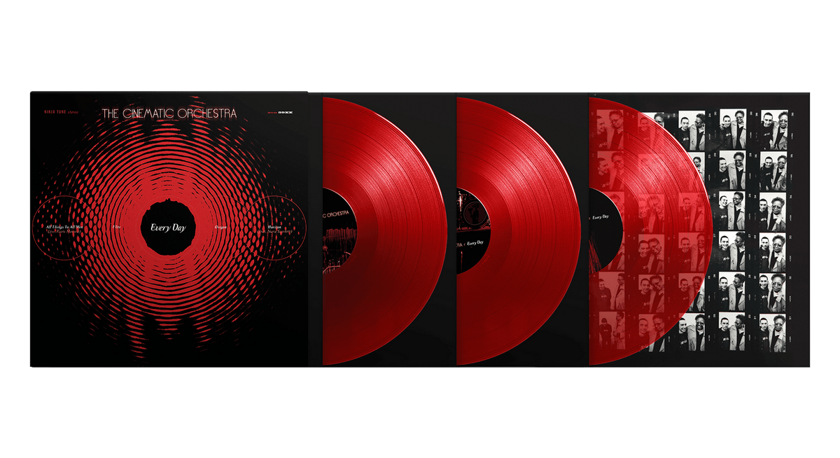 Vinyl - The Cinematic Orchestra : Every Day - 20th Anniversary Edition (Translucent Red Vinyl) - The Record Hub