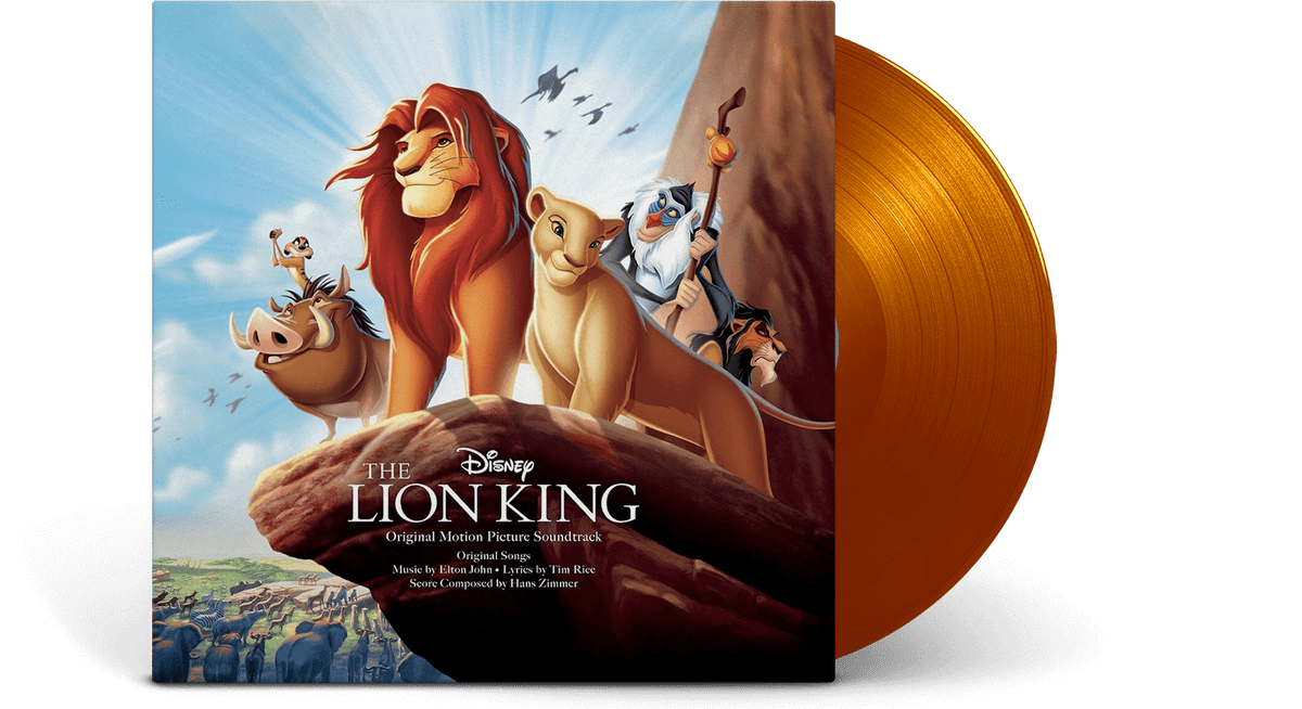 Vinyl - Various Artists : The Lion King (Disney 100 Orange Vinyl) - The Record Hub