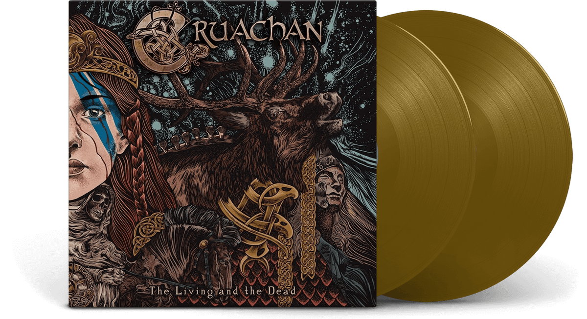 Vinyl - Cruachan : The Living and The Dead (Ltd Numbered Gold Vinyl) - The Record Hub