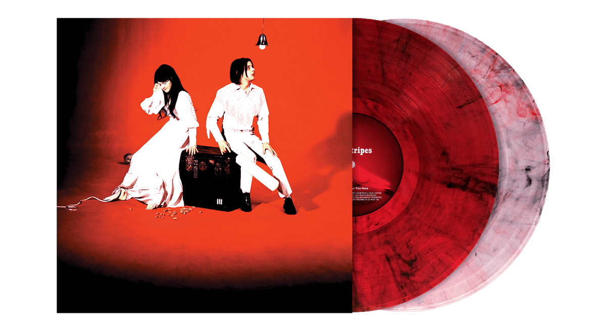 Vinyl - The White Stripes : Elephant - 20th Anniversary (White Iridescent/Red Translucent Mix Vinyl) - The Record Hub