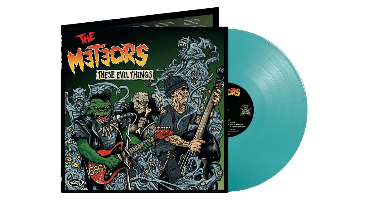 Vinyl - The Meteors : These Evil Things (Ltd Blue Curacao Vinyl) - The Record Hub