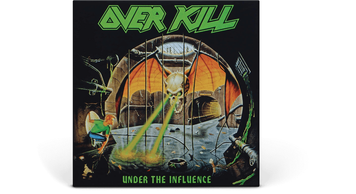 Vinyl - Overkill : Under The Influence (Yellow &amp; Black Marbled Vinyl) - The Record Hub