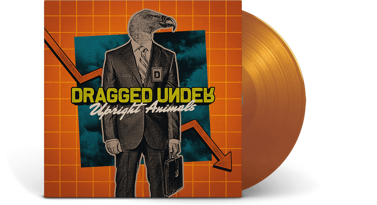 Vinyl - Dragged Under : Upright Animals (Orange Vinyl) - The Record Hub