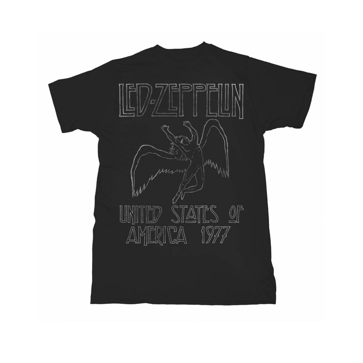 Vinyl - Led Zeppelin : Usa 1977 - T-Shirt - The Record Hub