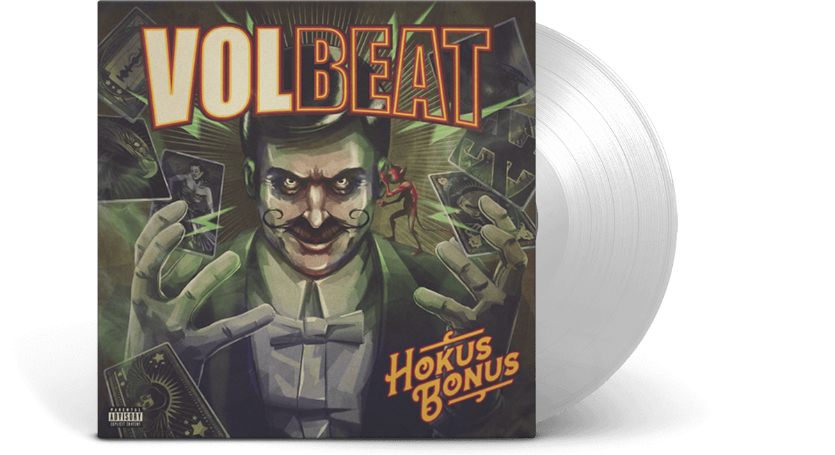 Vinyl - Volbeat : HOKUS BONUS (Ltd Clear Yellow Vinyl w/black smoke) - The Record Hub