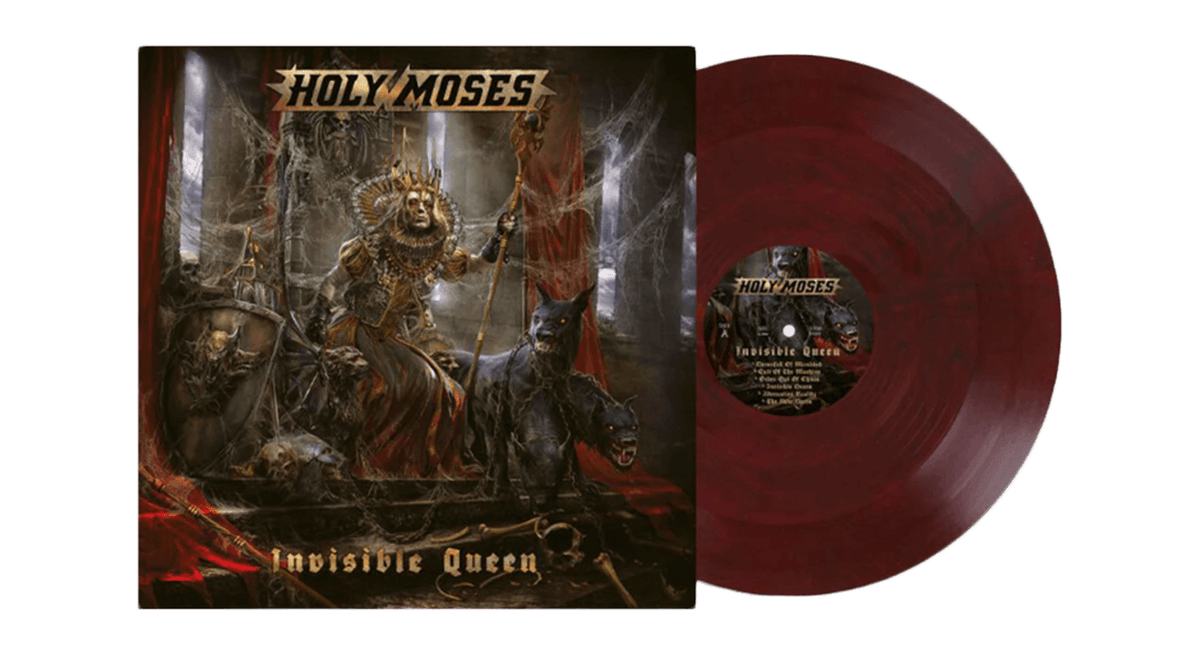 Vinyl - Holy Moses : Invisible Queen (Red Transparent Vinyl) - The Record Hub