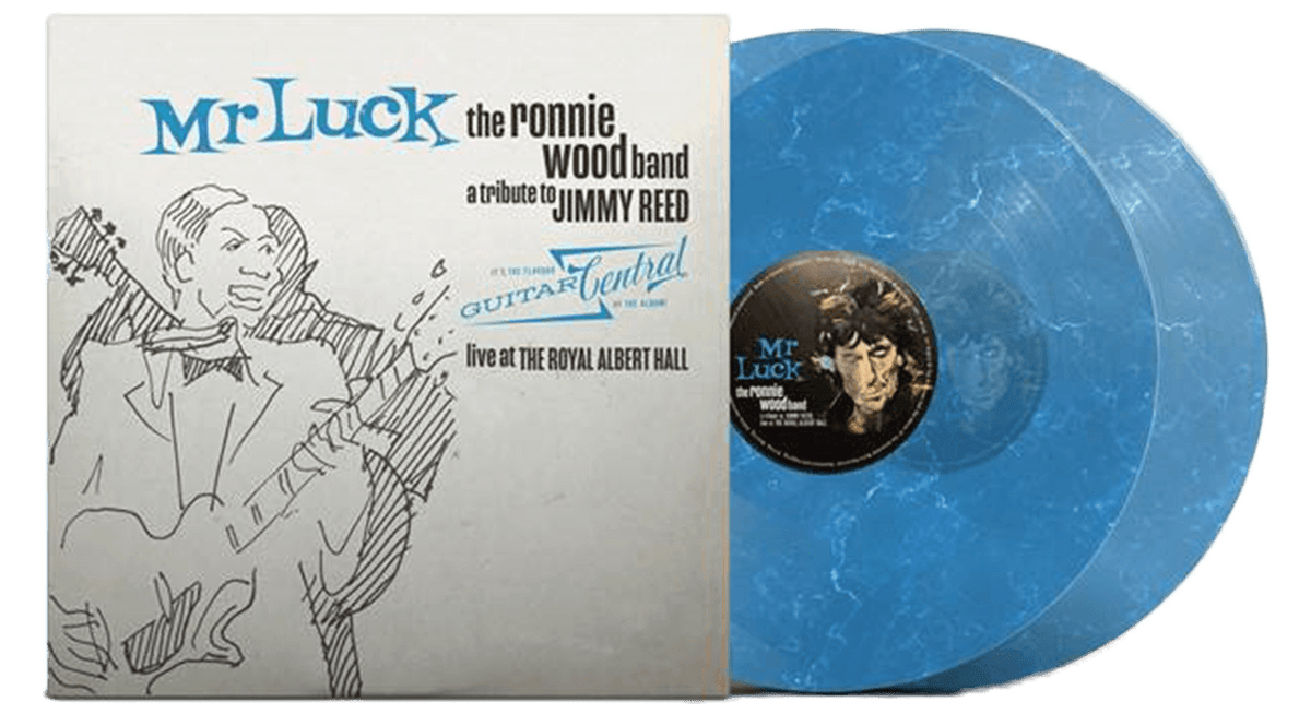 Vinyl - The Ronnie Wood Band : Mr Luck - A Tribute To Jimmy Reed: Live at The Royal Albert Hall (Ltd Blue Vinyl) - The Record Hub