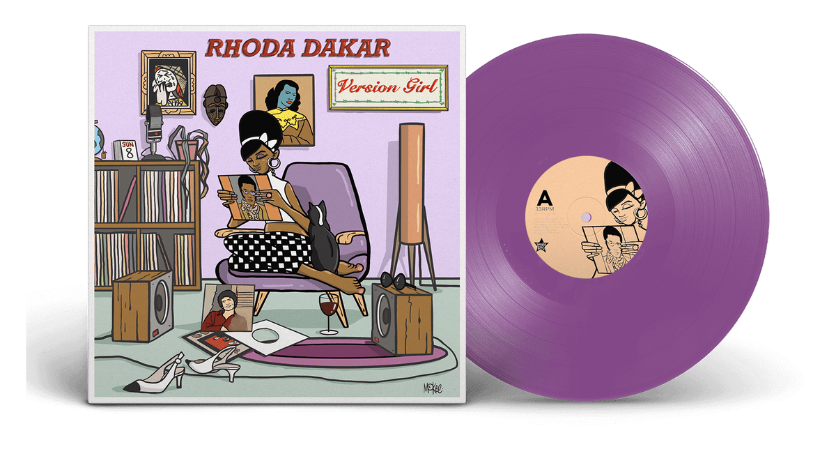 Vinyl - Rhoda Dakar : Version Girl (Neon Violet Vinyl) - The Record Hub